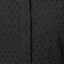 1950s Black Eyelet Collared Swing Dress 6 1950s Black Eyelet Collared Swing Dress - Image 6