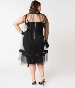 Barbie™ X Unique Vintage Black Magic Sheath Dress & Cape Set 8 Barbie™ X Unique Vintage Black Magic Sheath Dress & Cape Set -New Dress Store barbiea x unique vintage black magic sheath dress cape set 632834