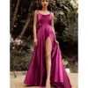 Cinderella Divine Berry Lipstick Liquid Satin Prom Gown
