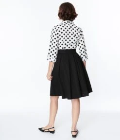 Black Cotton Swing Skirt -New Dress Store black cotton swing skirt 979276