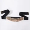 Black & Gold Chain Link Belt