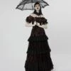 Black Gothic Lace Parasol