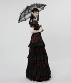 Black Gothic Lace Parasol 6 Black Gothic Lace Parasol -New Dress Store black gothic lace parasol 812205