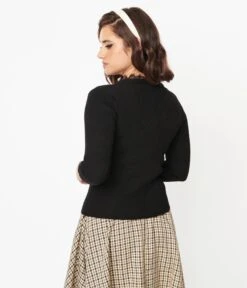 Black Lace Collar Cardigan -New Dress Store black lace collar cardigan 535012