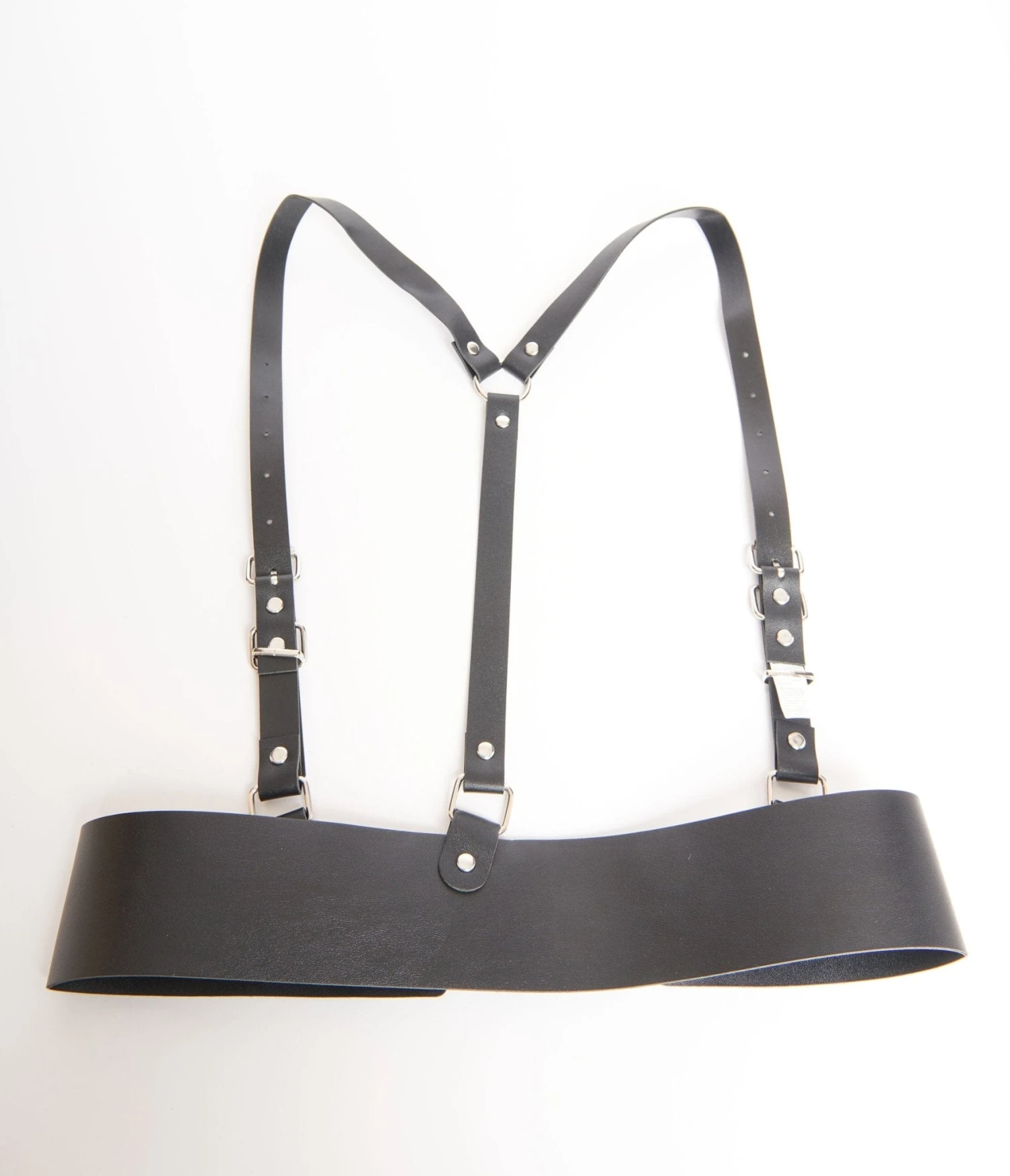 Black Leatherette Suspender Belt 3 Black Leatherette Suspender Belt - Image 3