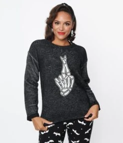 Black Lucky Oversized Sweater 10 Black Lucky Oversized Sweater -New Dress Store black lucky oversized sweater 479574