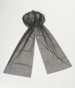 Black Mesh & Silver Rhinestone Headscarf -New Dress Store black mesh silver rhinestone headscarf 183654