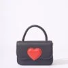 Black & Red Heart Mini Handbag