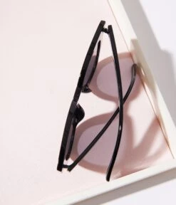 Black Retro Cat Eye Standard Sunglasses -New Dress Store black retro cat eye standard sunglasses 514996