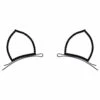 Black Rhinestone Cat Ear Bobby Pins