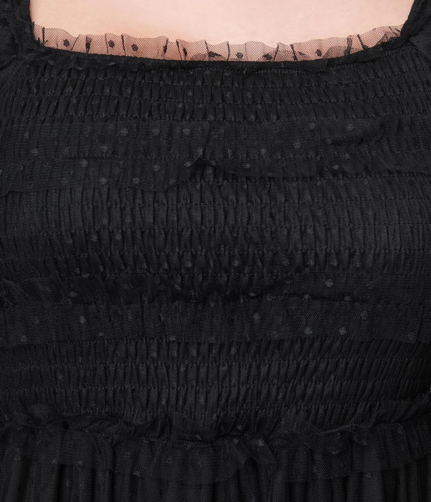 Black Ruffled Tiered Midi Dress 3 Black Ruffled Tiered Midi Dress - Image 3