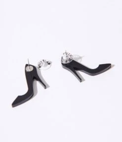 Black Stiletto Stud Earrings -New Dress Store black stiletto stud earrings 727881