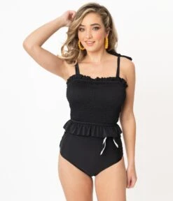 Black & White Striped High Waisted Reversible Swim Bottoms -New Dress Store black white striped high waisted reversible swim bottoms 244934