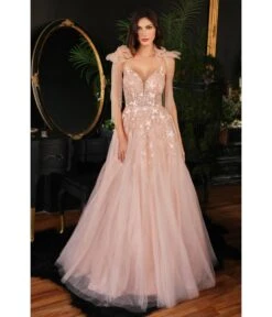 Cinderella Divine Blush Butterfly Fairytale Prom Ball Gown