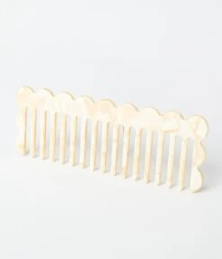 Bone Marble Acrylic Comb -New Dress Store bone marble acrylic comb 513619