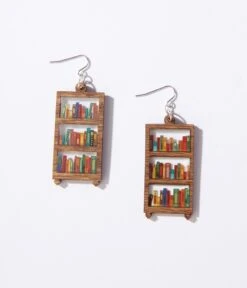 Bookshelf Dangle Earrings 7 Bookshelf Dangle Earrings -New Dress Store bookshelf dangle earrings 731730