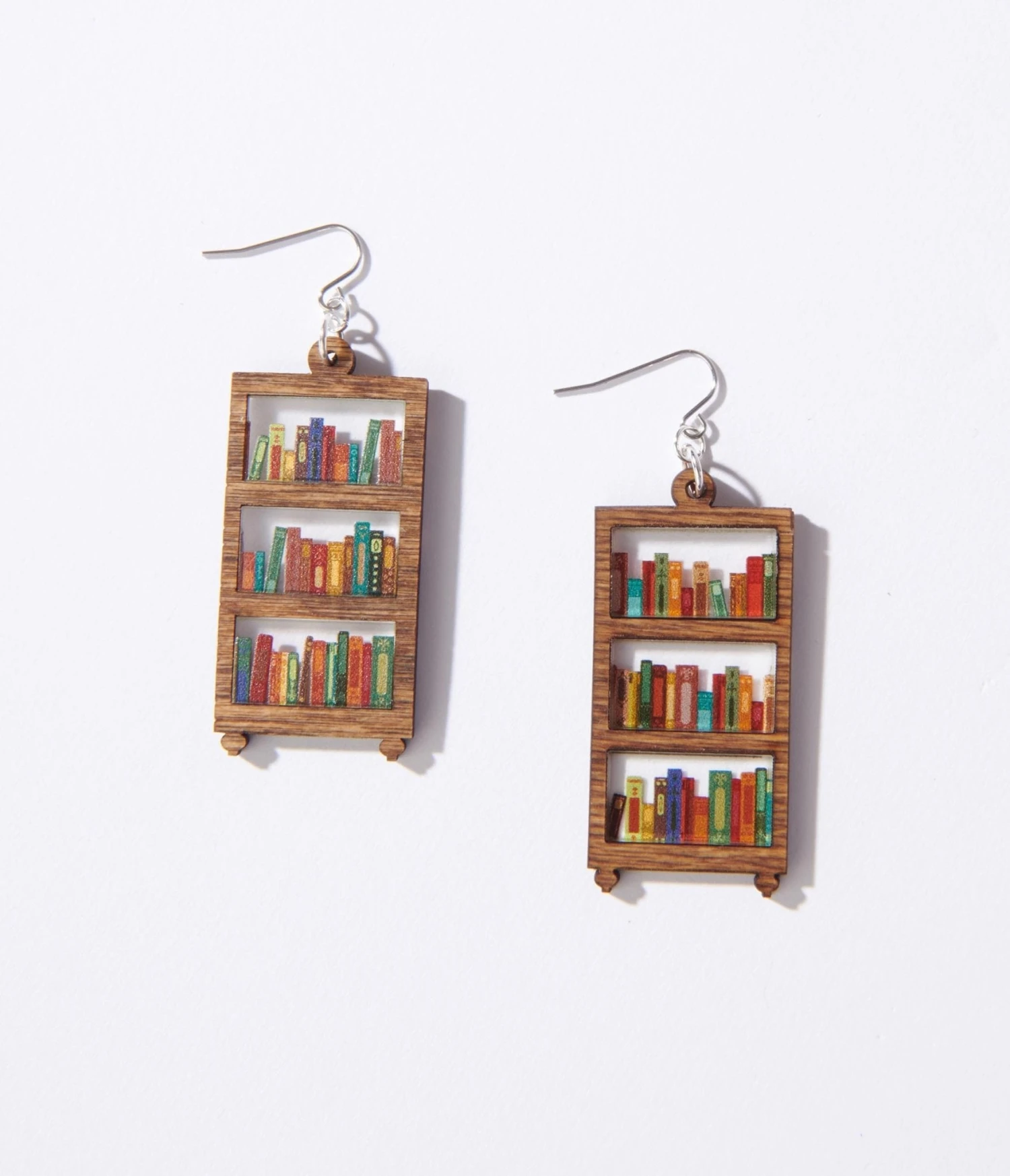Bookshelf Dangle Earrings 4 Bookshelf Dangle Earrings - Image 4