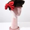 Brown & Red Bow Beret