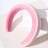 Candy Pop Pink Velvet Padded Blair Headband