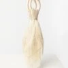 Champagne Beaded Fringe Wristlet