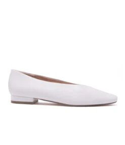 Chelsea Crew White Leather Slick Flats -New Dress Store chelsea crew white leather slick flats 567506