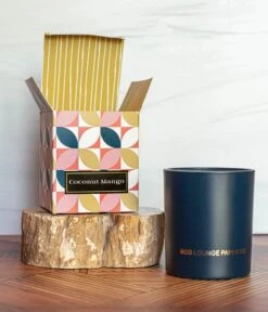 Coconut Mango Boxed Candle -New Dress Store coconut mango boxed candle 826020