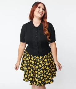 Collectif Plus Size Black & Lace Aliana Cardigan 9 Collectif Plus Size Black & Lace Aliana Cardigan -New Dress Store collectif plus size black lace aliana cardigan 466354