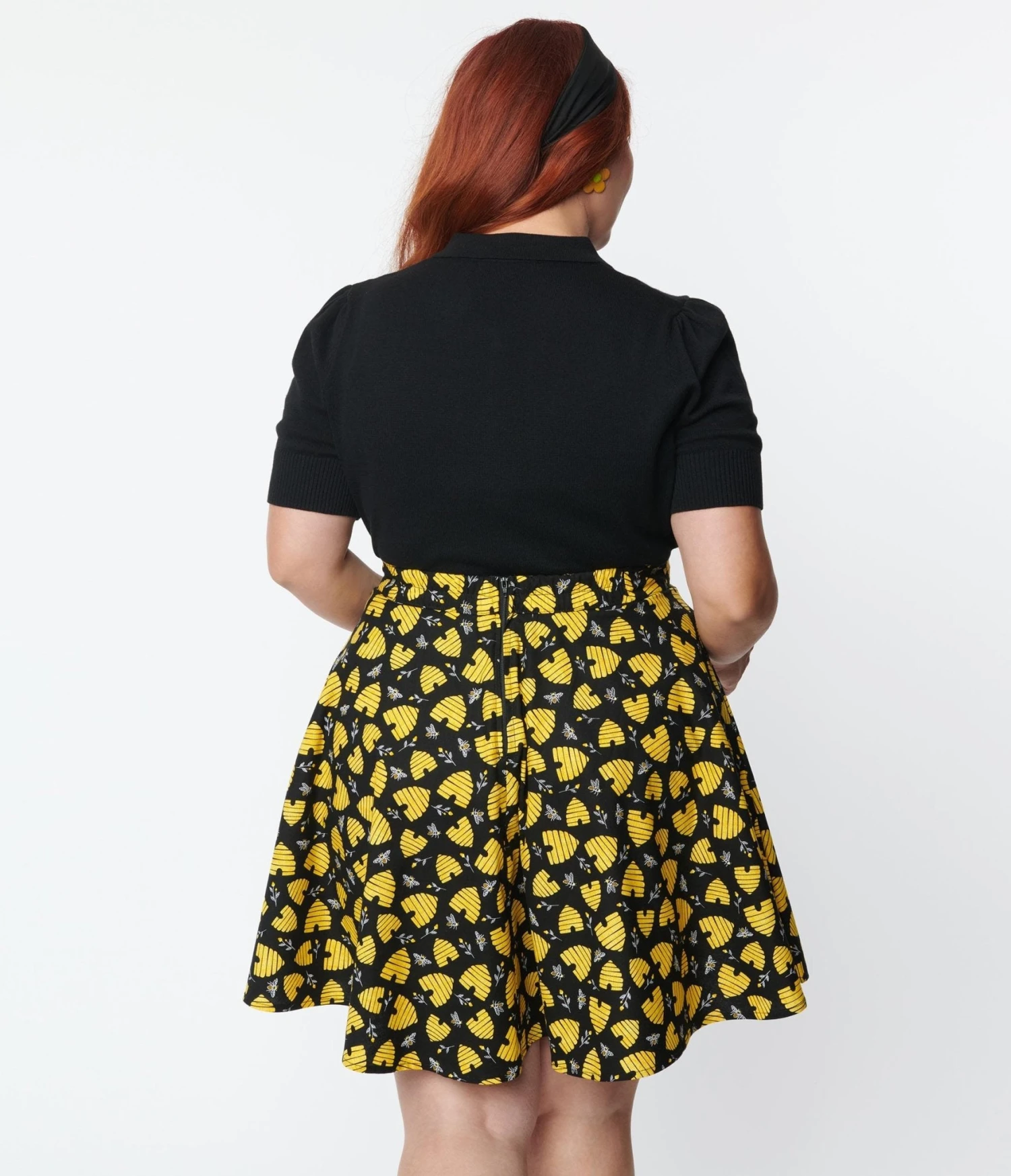 Collectif Plus Size Black & Lace Aliana Cardigan 2 Collectif Plus Size Black & Lace Aliana Cardigan - Image 2