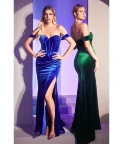 Cinderella Divine Emerald Corset Velvet Dream Bridesmaid Gown -New Dress Store emerald corset velvet dream bridesmaid gown 843722