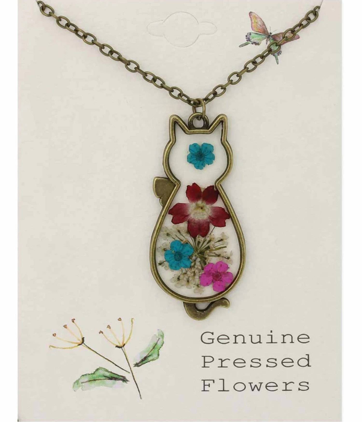 Floral Feline Dried Flower Necklace 2 Floral Feline Dried Flower Necklace - Image 2