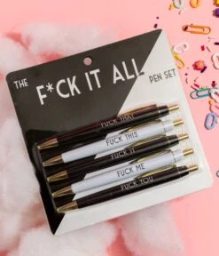 Fuck It All Pen Set -New Dress Store fuck it all pen set 732933