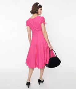 Fuschia Ava Swing Dress -New Dress Store fuschia ava swing dress 637003