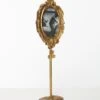 Gold Oval Baroque Standing Frame