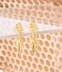 Gold & Silver Rhinestone Sandy Hoops -New Dress Store gold silver rhinestone sandy hoops 480262