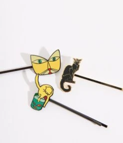 Great Cats Of Art Bobby Pins -New Dress Store great cats of art bobby pins 952420