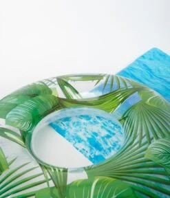Green Palm Leaf Giant Inflatable Pool Float -New Dress Store green palm leaf giant inflatable pool float 961461