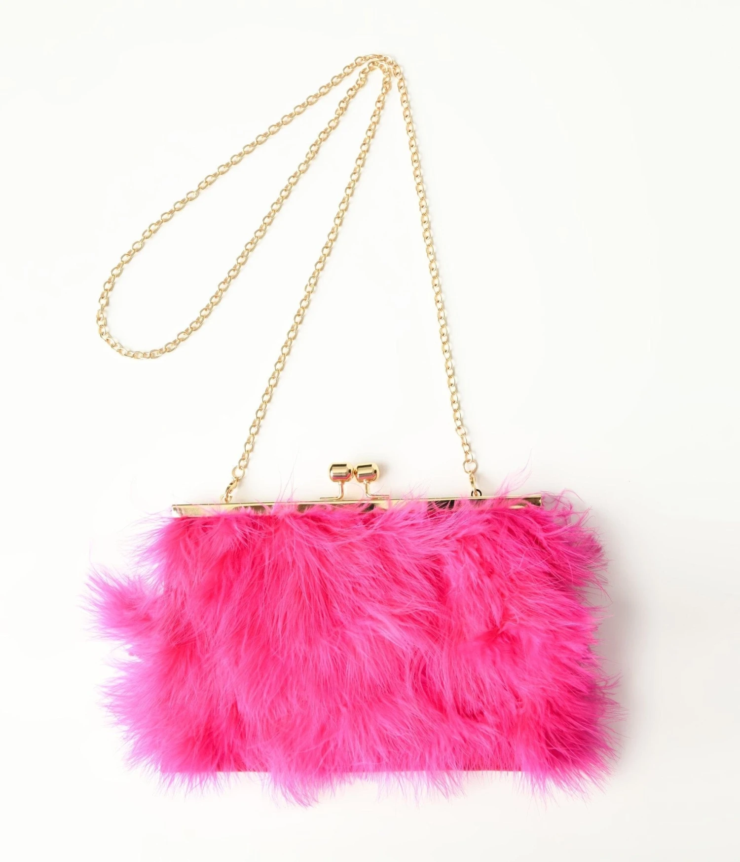 Hot Pink Fur Clutch Bag 1 Hot Pink Fur Clutch Bag
