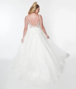 New Dress Store 17 New Dress Store -New Dress Store ivory floral lace tulle wedding ball gown 907848
