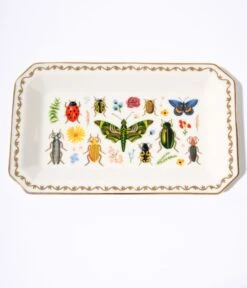 Ivory & Gold Garden Porcelain Catchall Tray 5 Ivory & Gold Garden Porcelain Catchall Tray -New Dress Store ivory gold garden porcelain catchall tray 678541