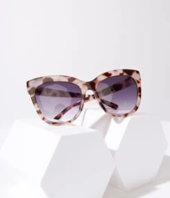 Leopard & Black Tint Wayfarer Sunglasses