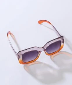 Lilac & Amber Ombre Square Sunglasses -New Dress Store lilac amber ombre square sunglasses 349480