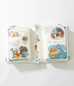 Loungefly Lady & The Tramp Book Convertible Backpack -New Dress Store loungefly lady the tramp book convertible backpack 464267