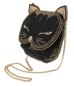 Mary Frances Whiskers Cat Crossbody Bag -New Dress Store mary frances whiskers cat crossbody bag 462161