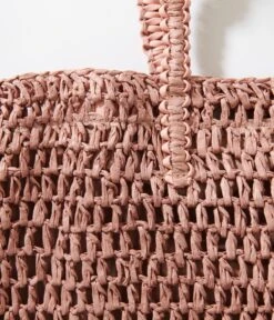Mauve Pink Straw Tote Bag 7 Mauve Pink Straw Tote Bag -New Dress Store mauve pink straw tote bag 830510