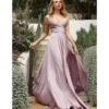 Cinderella Divine Mauve Sweetheart Satin Enchanted Bridesmaid Dress