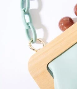 Mint Leatherette Handbag 9 Mint Leatherette Handbag -New Dress Store mint leatherette handbag 176091