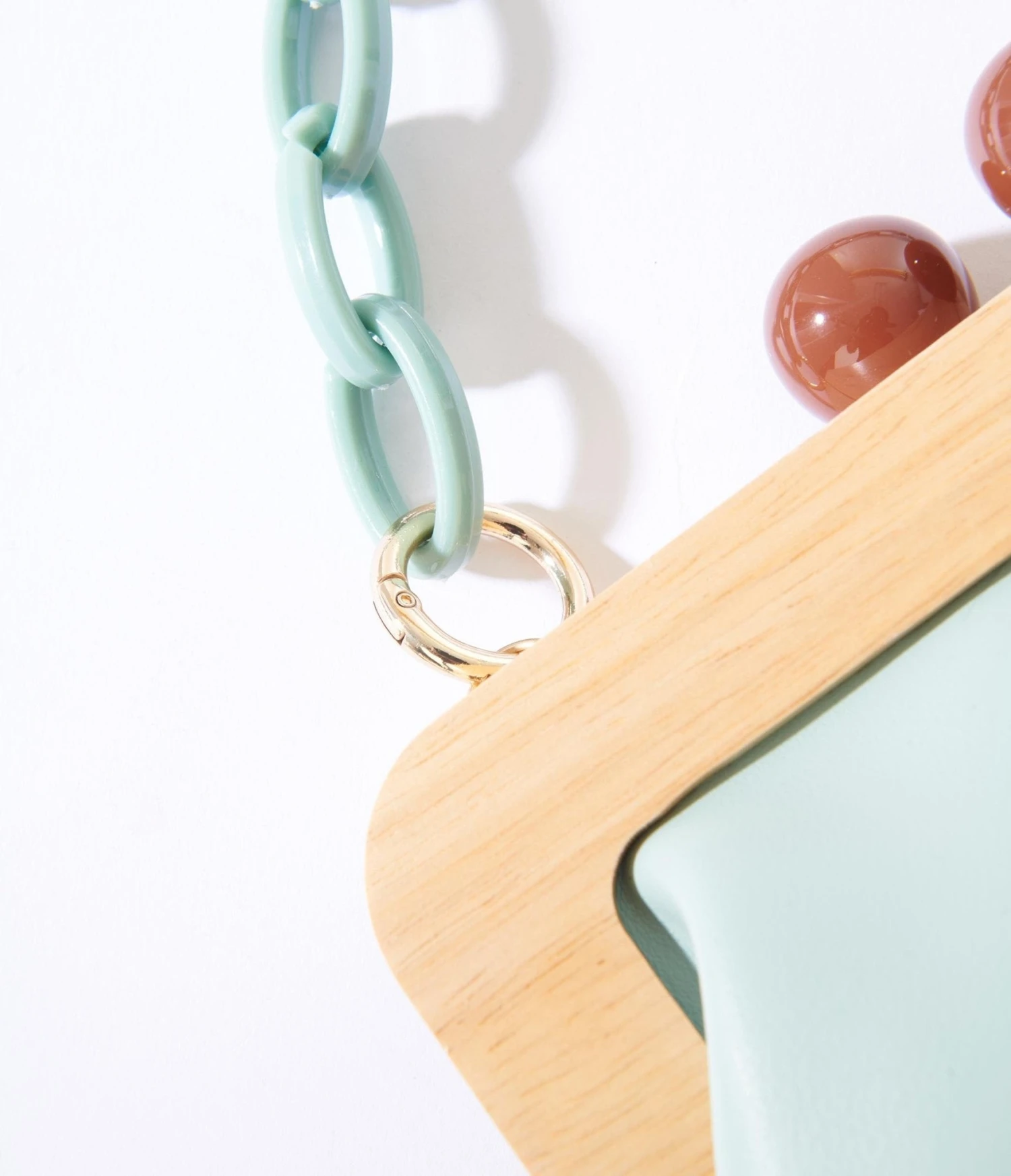 Mint Leatherette Handbag 5 Mint Leatherette Handbag - Image 5