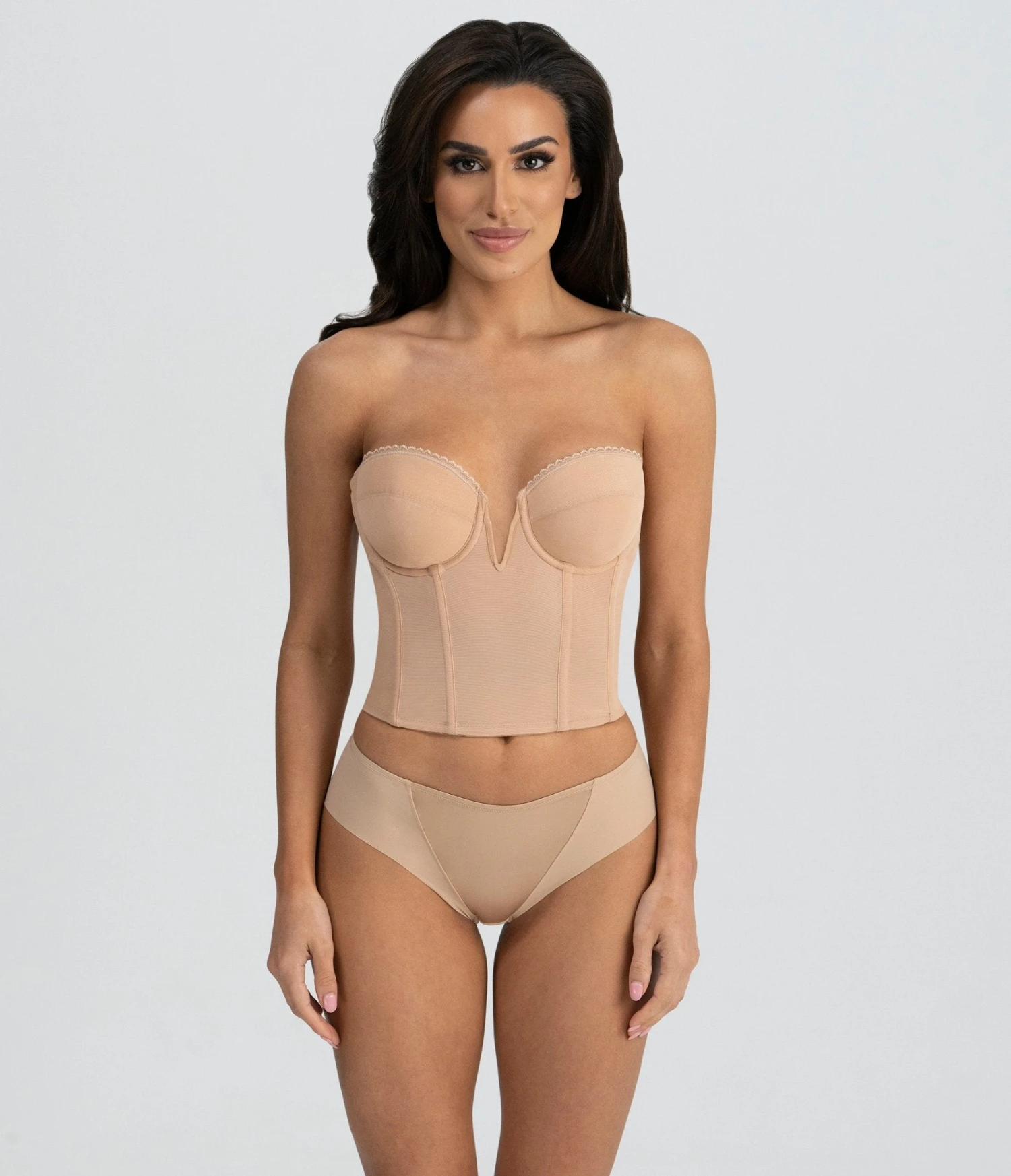 Mocha V-Wire Backless Strapless Valerie Bridal Bra 2 Mocha V-Wire Backless Strapless Valerie Bridal Bra - Image 2