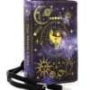 Moon Child Leatherette Book Clutch Bag