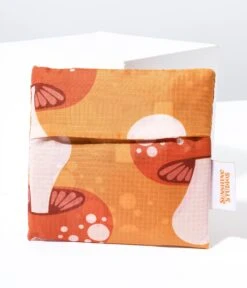 Mustard Yellow Mushroom Reusable Bag 5 Mustard Yellow Mushroom Reusable Bag -New Dress Store mustard yellow mushroom reusable bag 365326